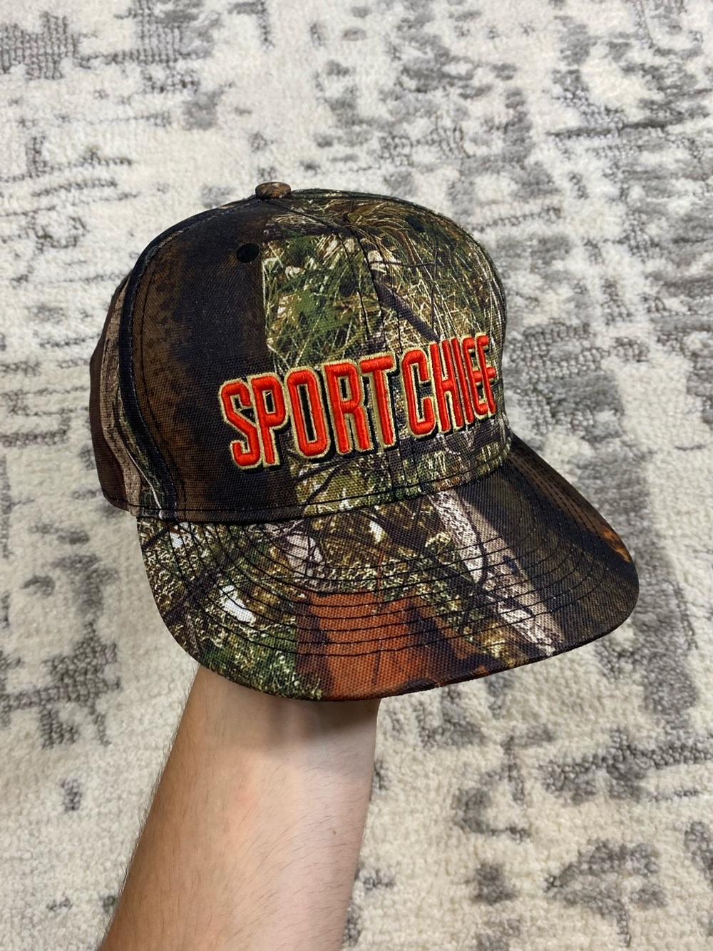 Sportchief Camo Snapback Cap